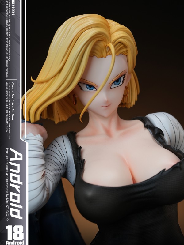 MUK Studio Dragon Ball Android 18 Femme Fatale Hot Sexy 1/4 Statue